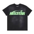 Hellstar Classic T-shirt (Gel Print) Black/Green
