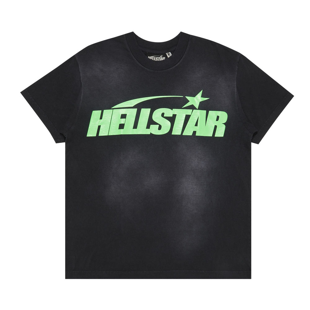 Hellstar Classic T-shirt (Gel Print) Black/Green
