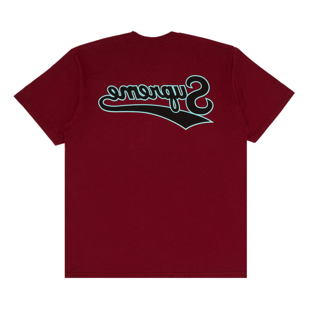 Supreme Backwards Tee Cardinal