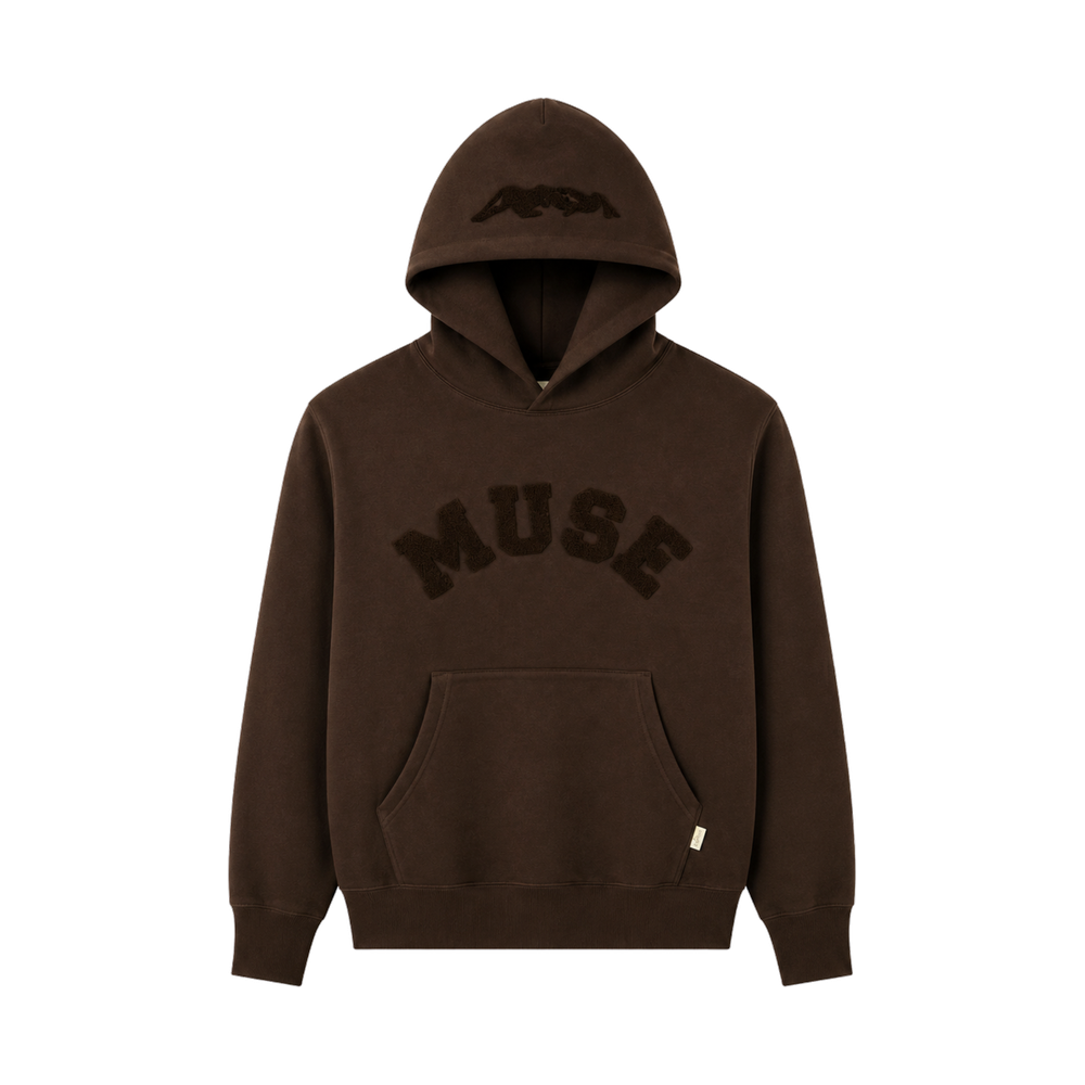 CBM Heavyweight Chenille Hoodie Espresso