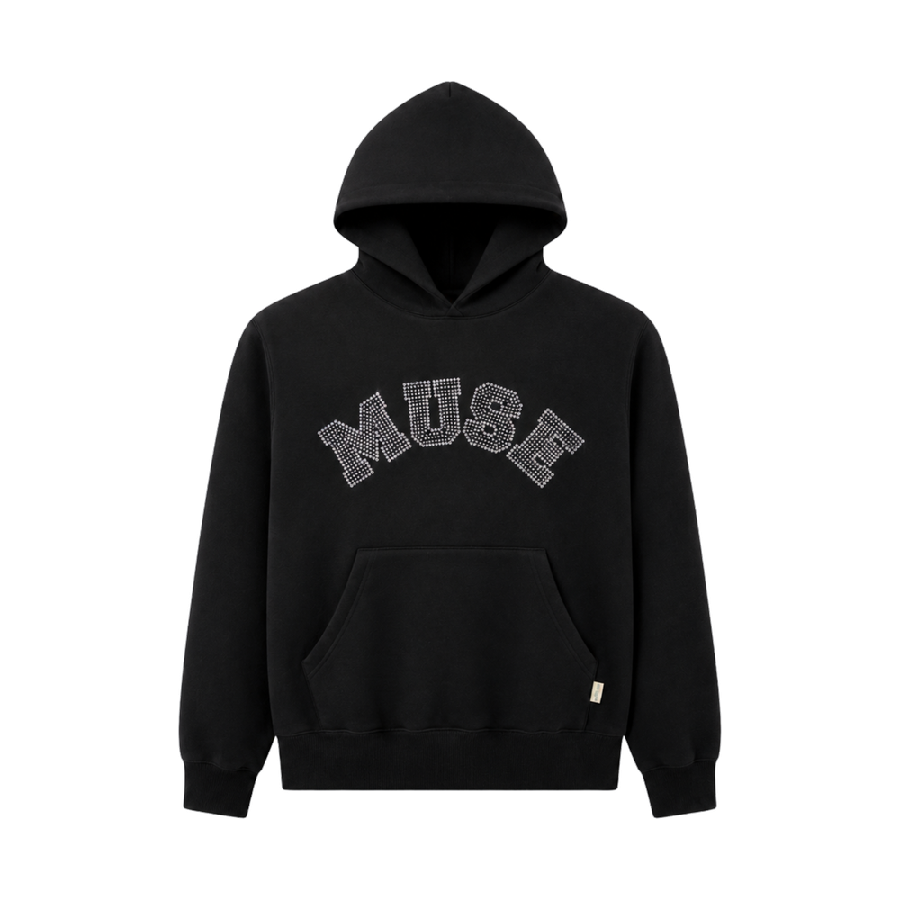 CBM Heavyweight Diamond Hoodie Black