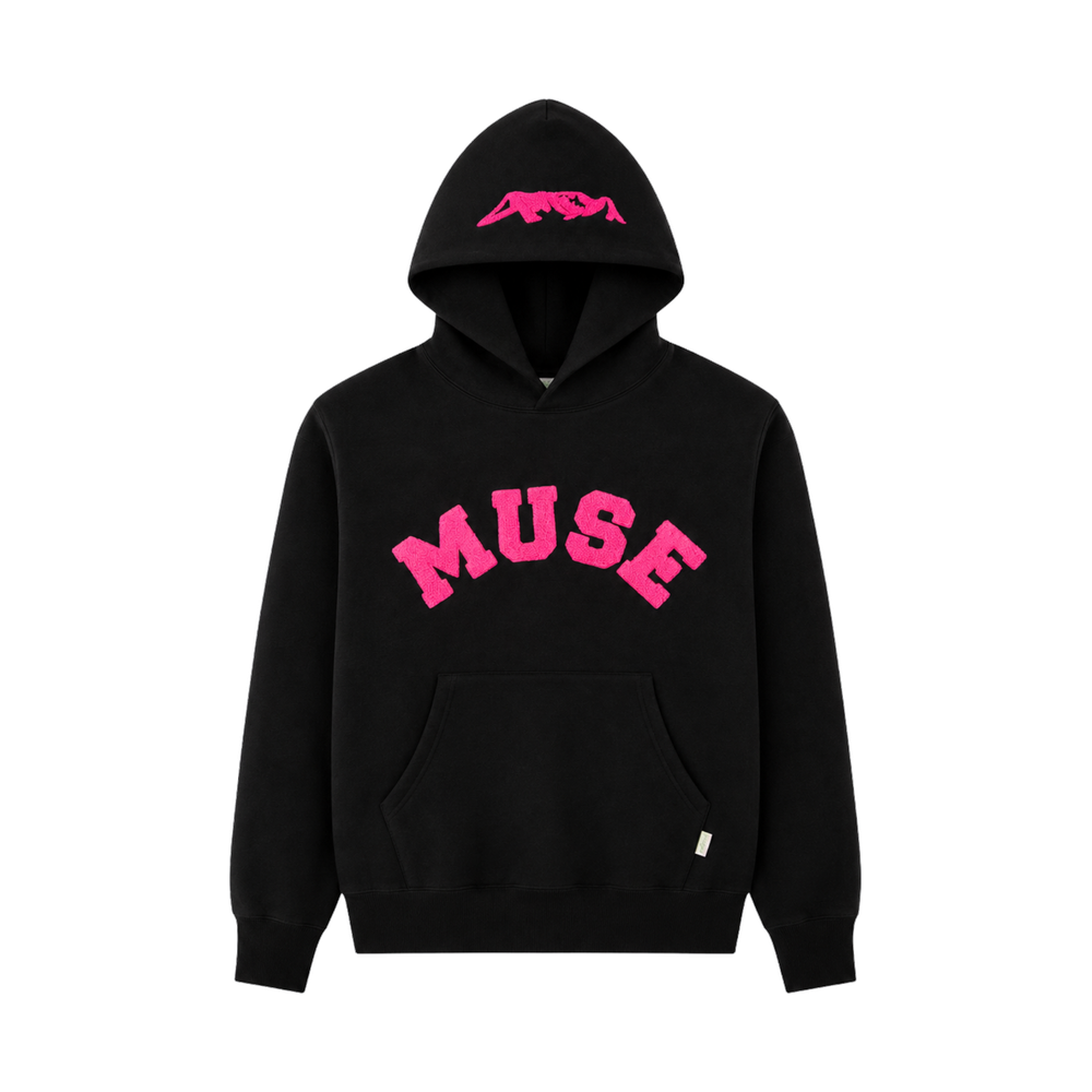 CBM Heavyweight Chenille Hoodie Black Taffy