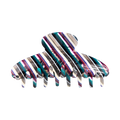 CBM Claw Clip Clear Swirl
