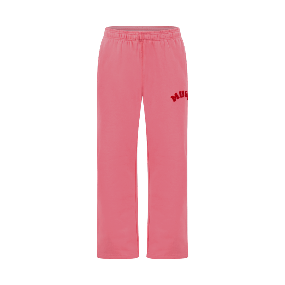 CBM Heavyweight Chenille Straight Joggers Blush