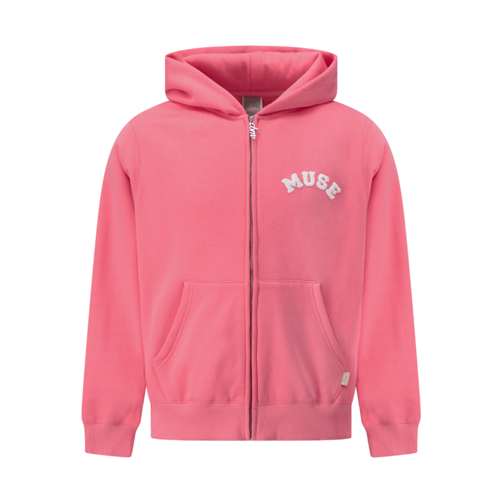 CBM Heavyweight Chenille Zip Up Blush