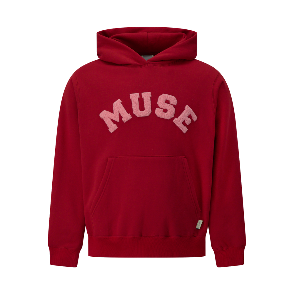 CBM Heavyweight Chenille Hoodie Cherry
