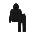 CBM Heavyweight Chenille Hoodie Set Coal Black