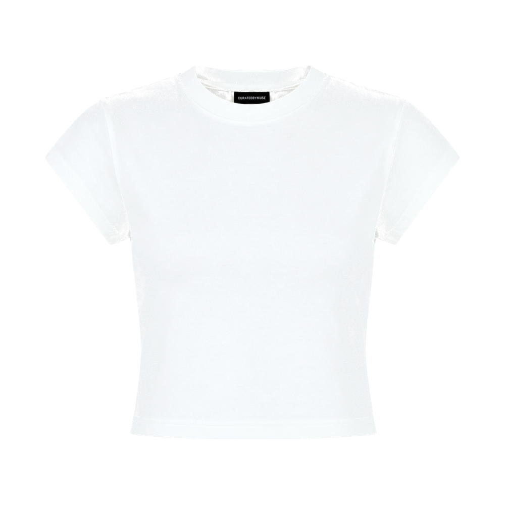 CBM Soft Cotton Mini Tee Gardenia