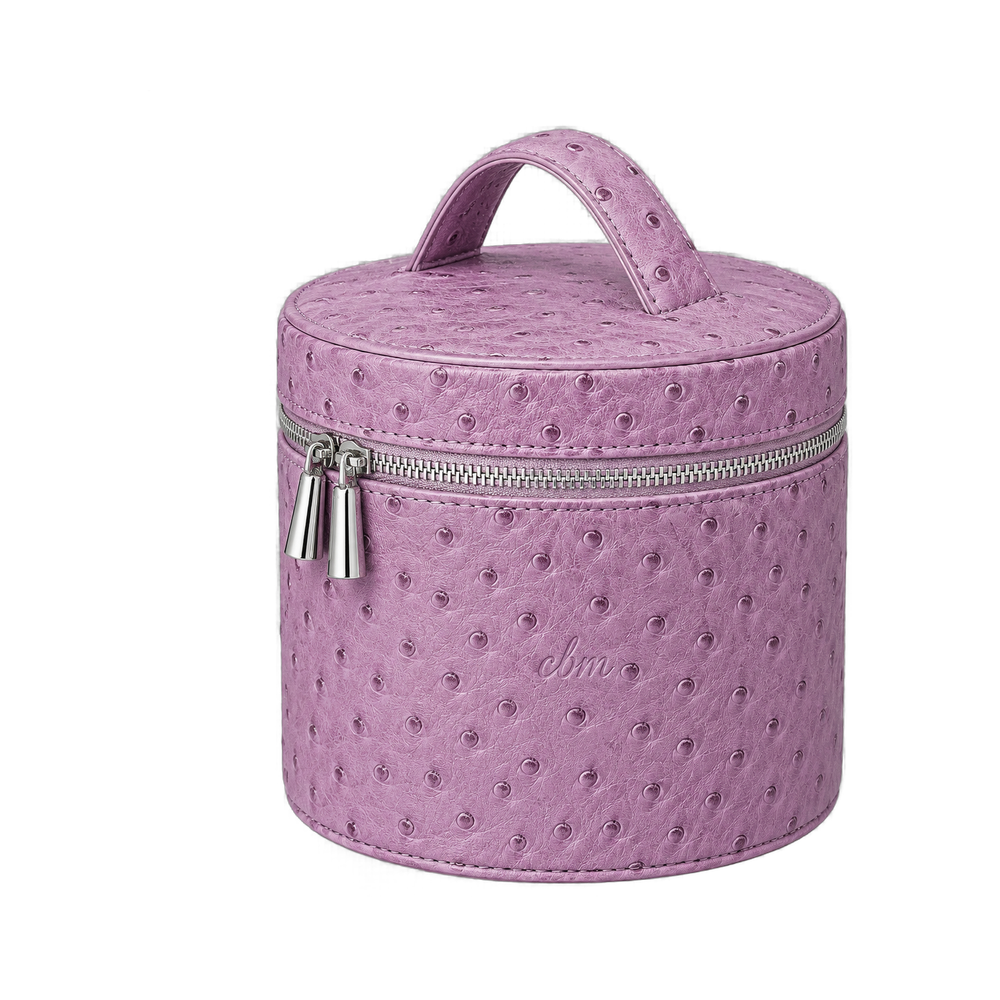 CBM The Mini Vanity Case Lilac Ostrich