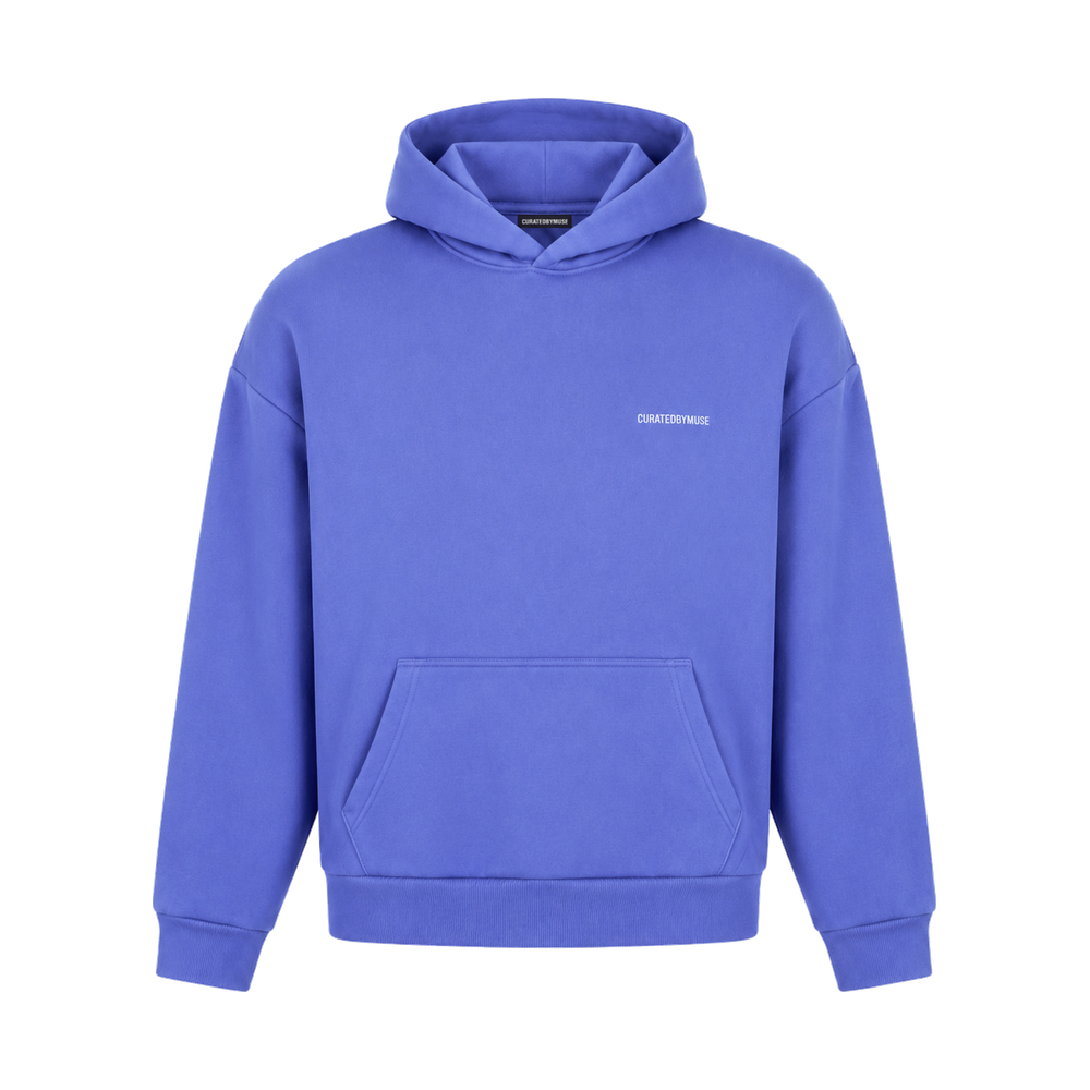 CBM French Terry Hoodie Blue Raspberry