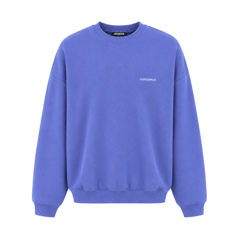 CBM French Terry Sweatshirt Blue Raspberry