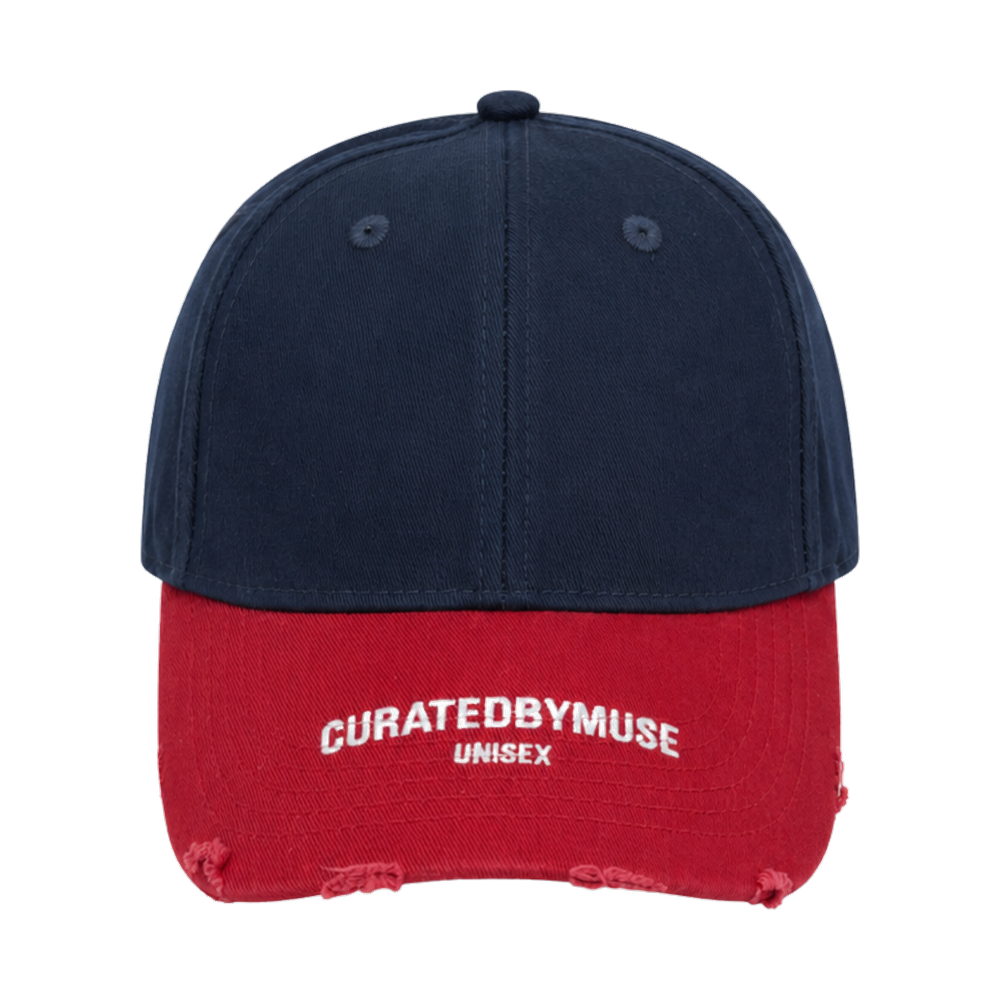 CBM Two-Toned Distressed Vintage Hat Home