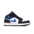 Jordan 1 Mid White Black Racer Blue (GS)