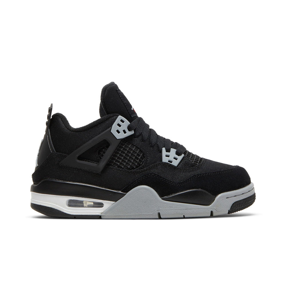 Jordan 4 Retro Black Canvas (GS)