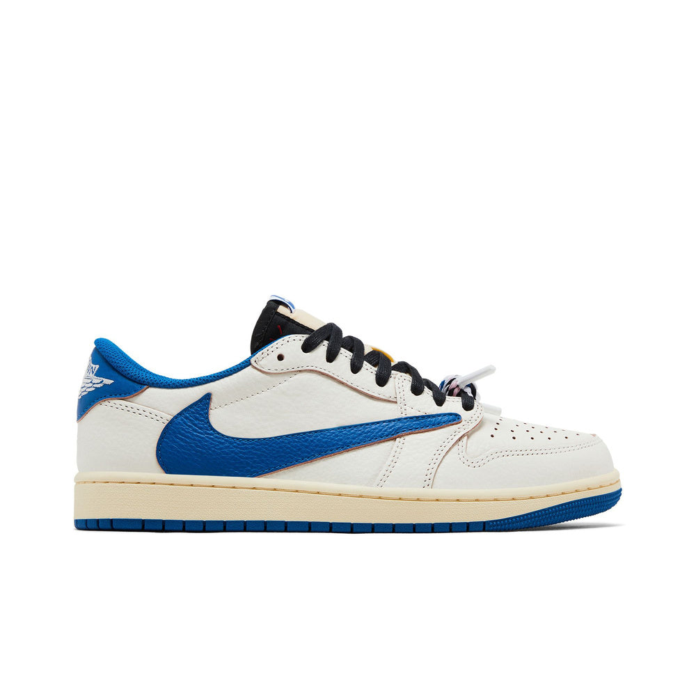 Jordan 1 Retro Low OG SP Fragment x Travis Scott Sail Military Blue