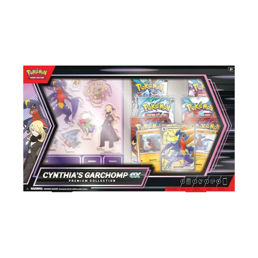 2025 Pokémon Scarlet & Violet Cynthia's Garchomp ex Premium Collection Box