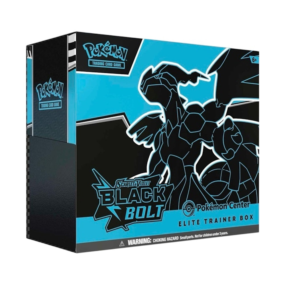 2025 Pokémon Scarlet & Violet Black Bolt Pokemon Center Elite Trainer Box