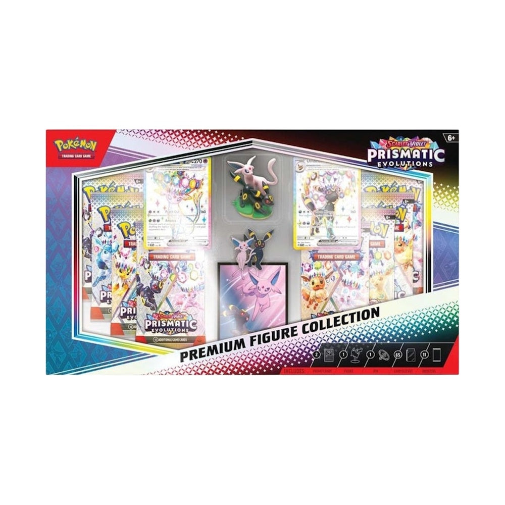 2025 Pokémon Prismatic Evolutions Premium Figure Collection Box