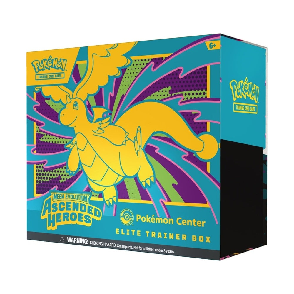 2026 Pokémon Mega Evolution Ascended Heroes Pokemon Center Elite Trainer Box