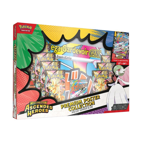 2026 Pokémon Mega Evolution Ascended Heroes Mega Gardevoir Premium Poster Collection