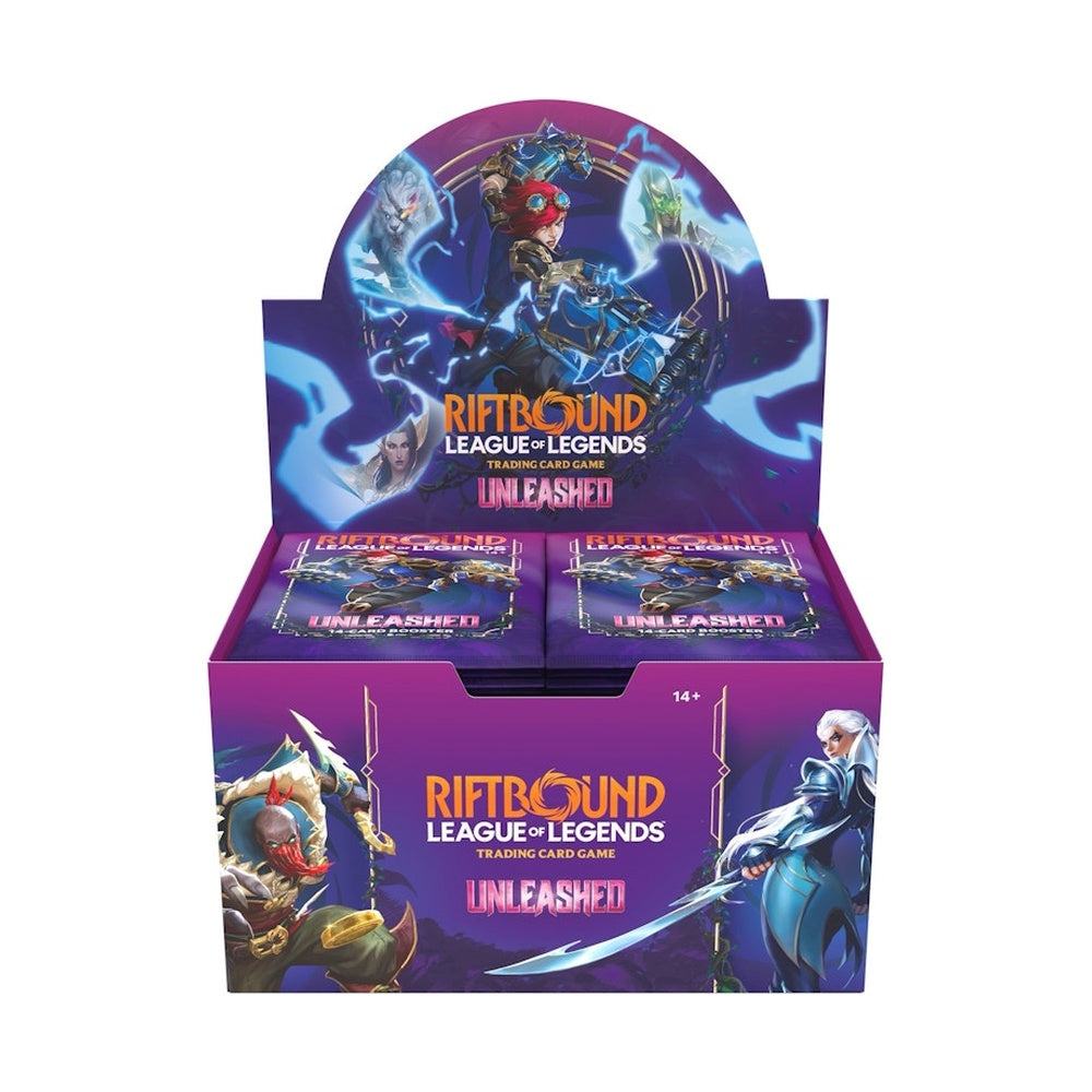 2026 Riftbound League of Legends Unleashed Booster Display