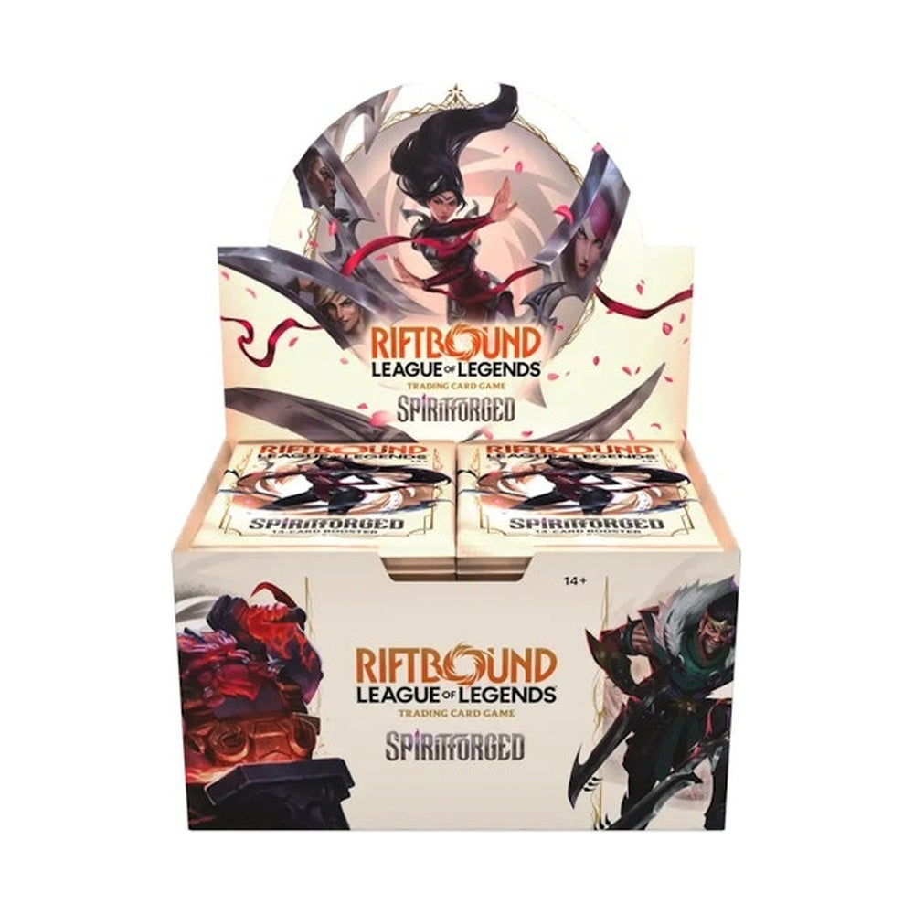 Riftbound League of Legends Spiritforged Booster Display