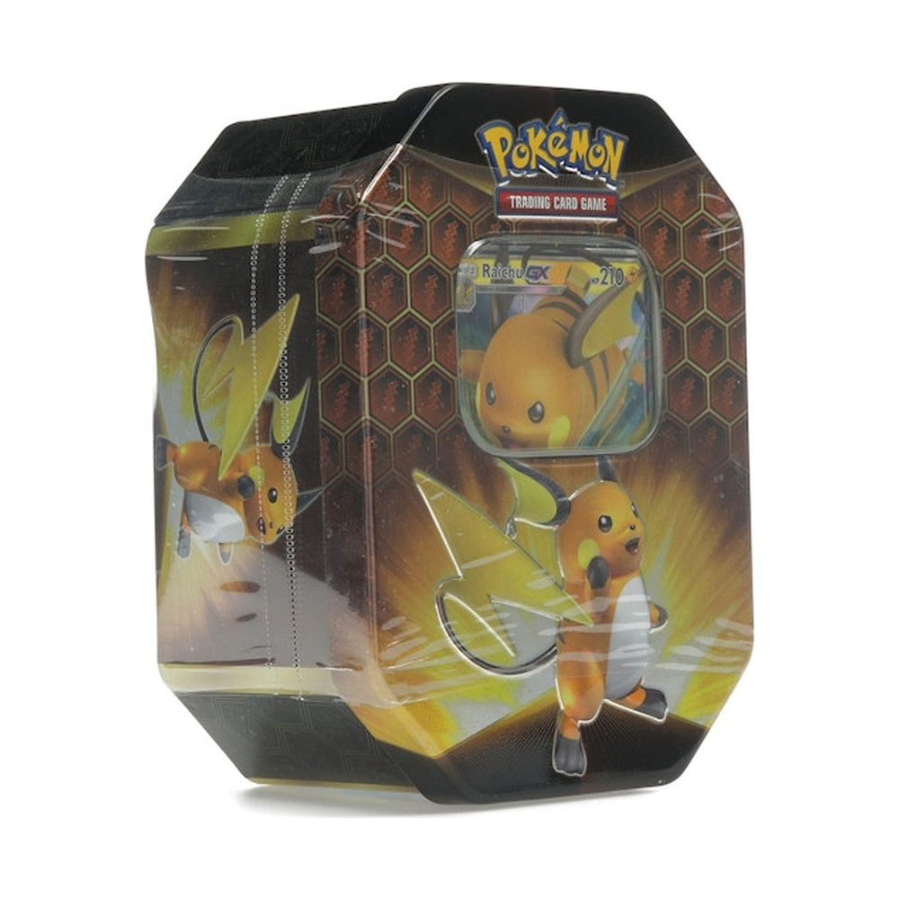 2019 Pokemon Hidden Fates Raichu Tin
