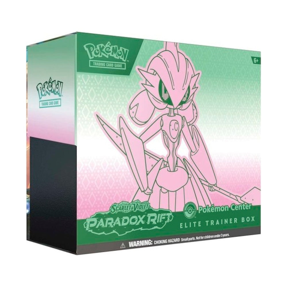 Pokémon TCG Scarlet & Violet Paradox Rift Iron Valiant Pokemon Center Elite Trainer Box