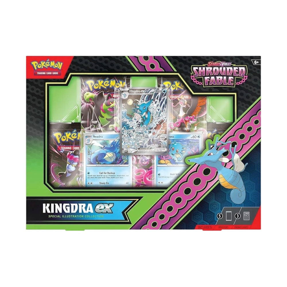 Pokémon Scarlet & Violet Shrouded Fable Ex Kingdra Special Collection Box