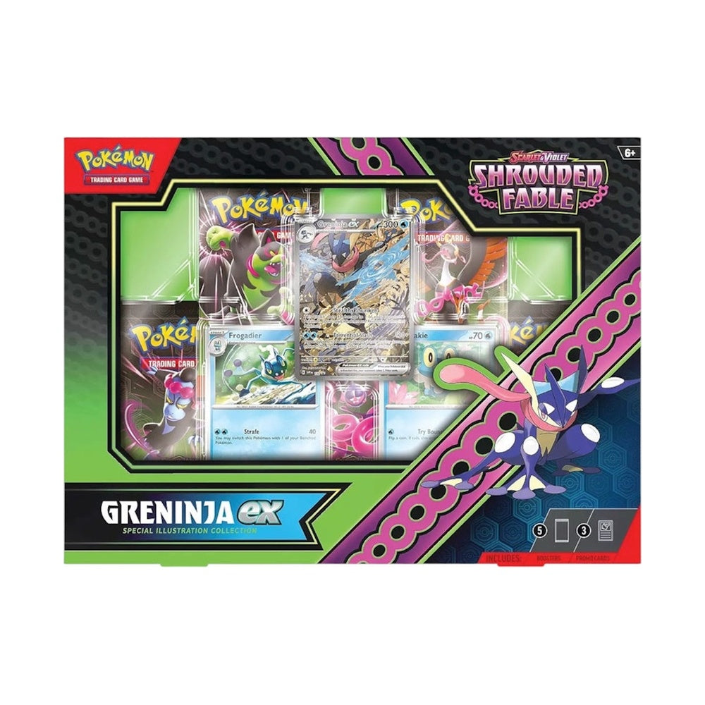 Pokémon Scarlet & Violet Shrouded Fable Ex Greninja Special Collection Box