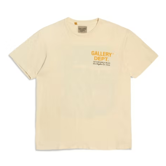 Gallery Dept. Drive Thru Boxy Fit T-Shirt Cream