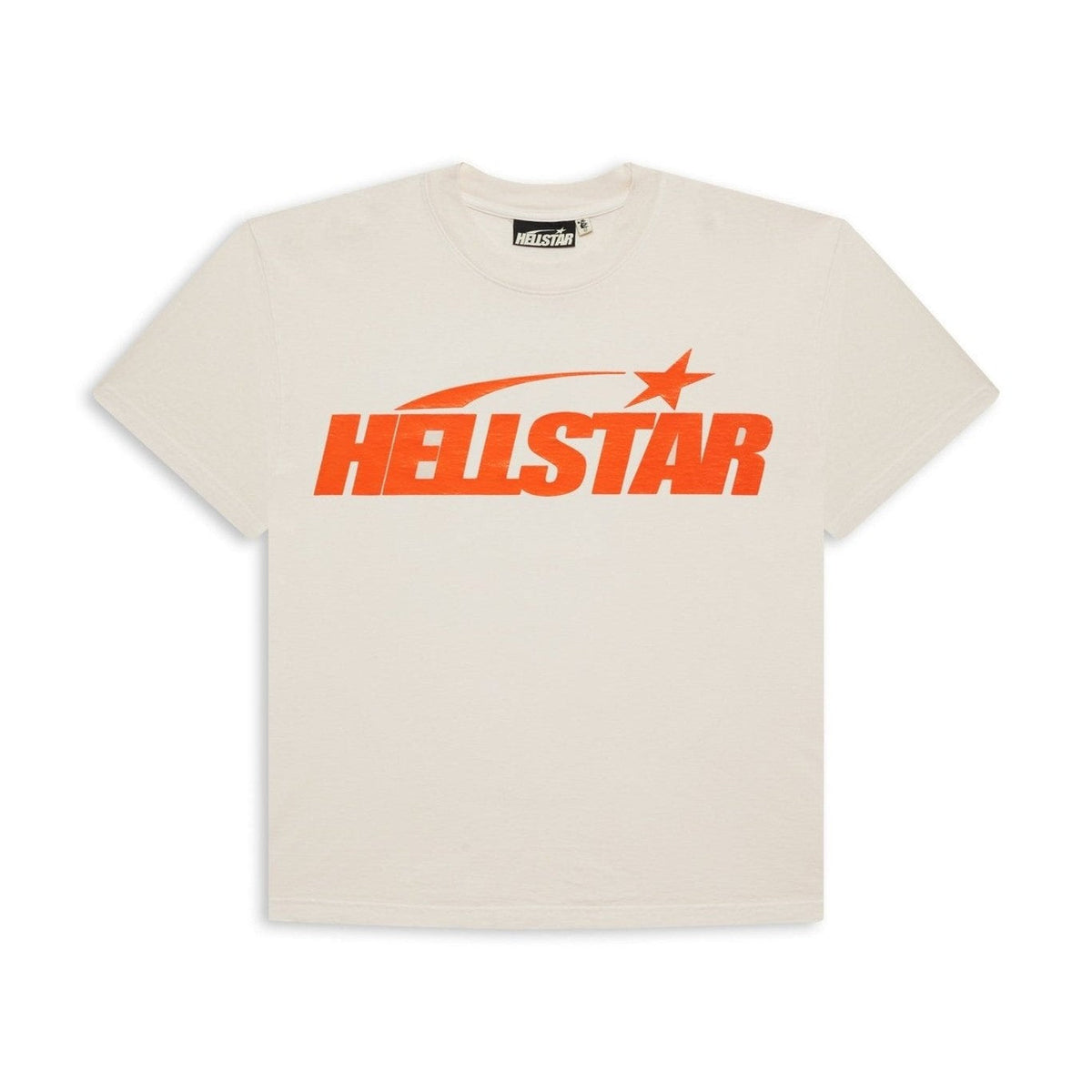 Hellstar Classic Logo T-Shirt Cream Orange