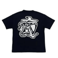 Louis Vuitton Logo Print T-Shirt Black
