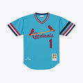 Mitchell & Ness Ozzie Smith St. Louis Cardinals 1982 Authentic Jersey Light Blue