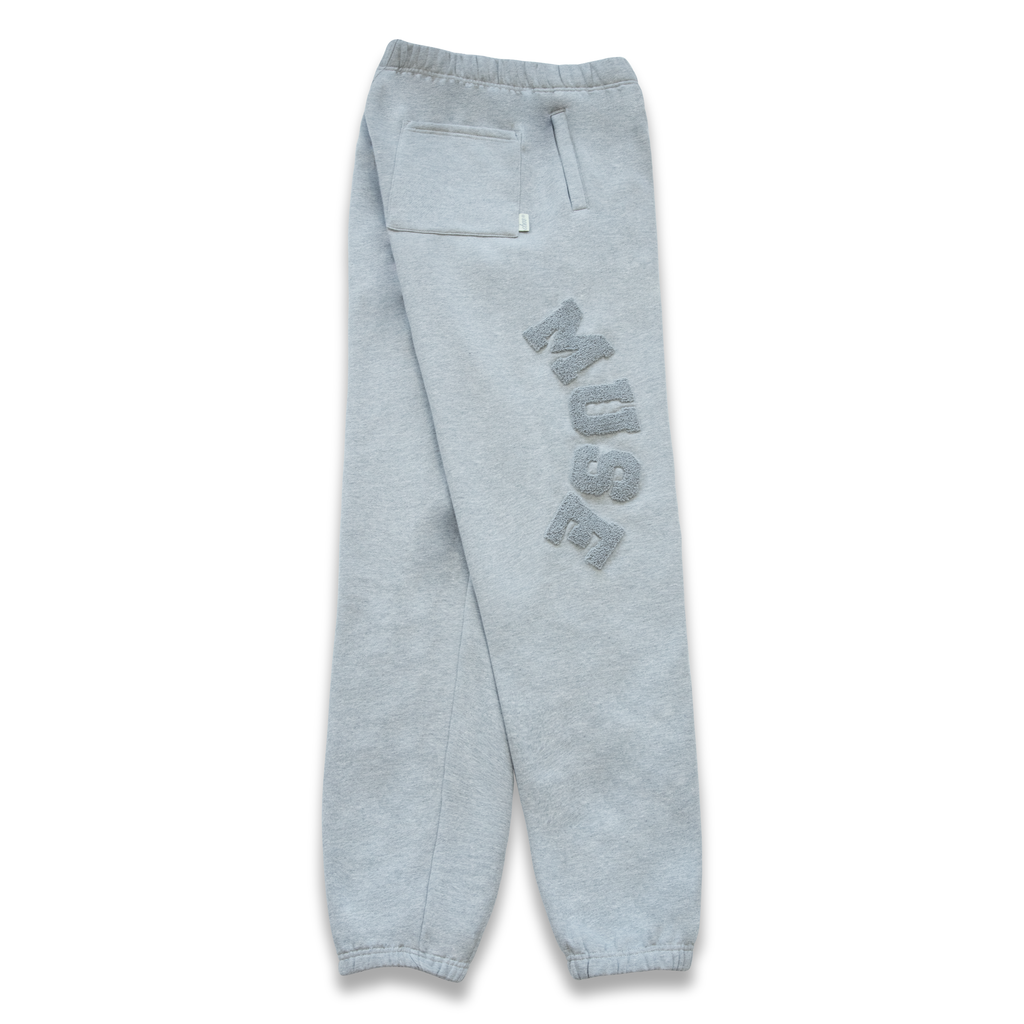 CBM Heavyweight Chenille Jogging Heather Grey