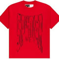 Sp5der Diffused Collegiate T-Shirt Red