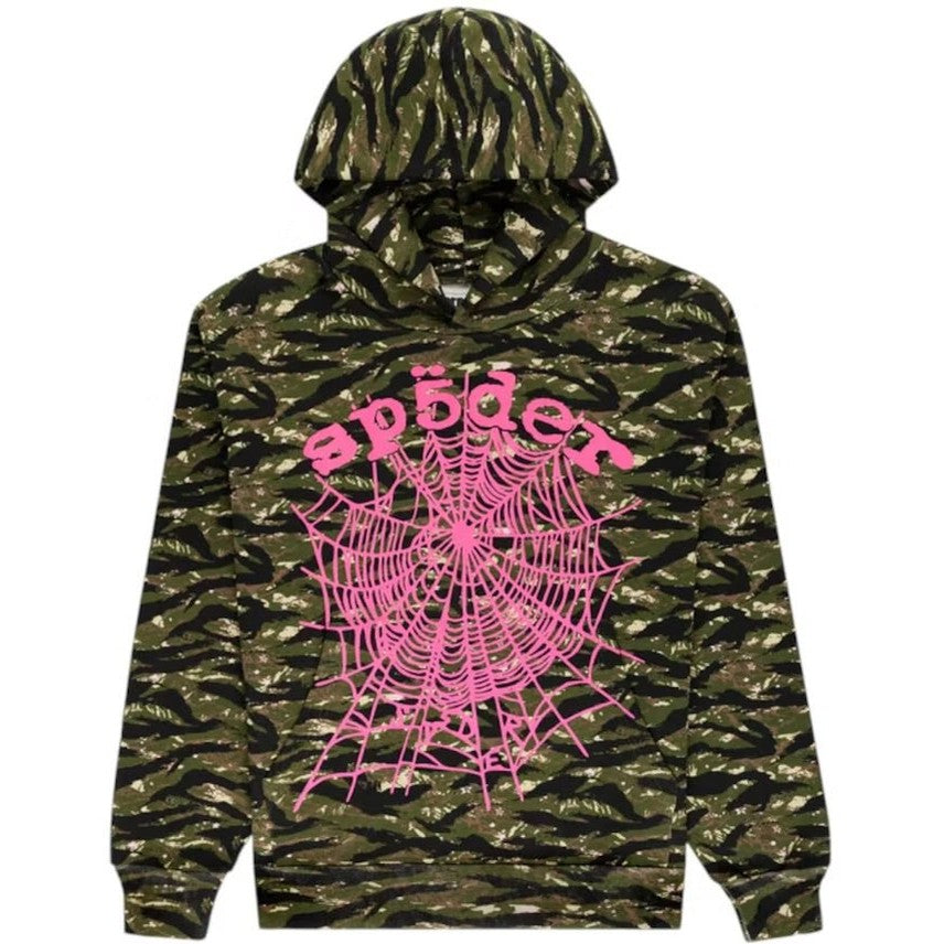 Sp5der OG Web V2 Tiger Camo Hoodie