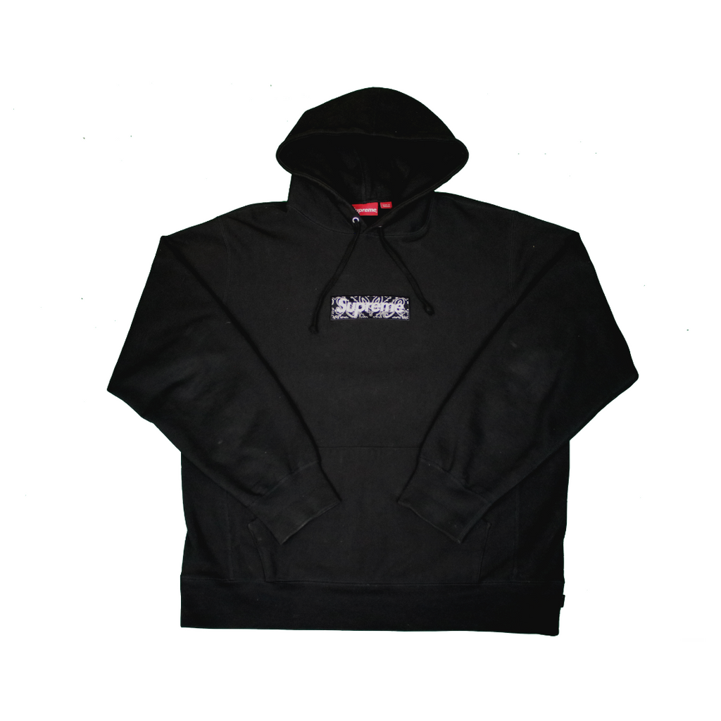 Supreme Bandana Box Logo sweat à capuche Black