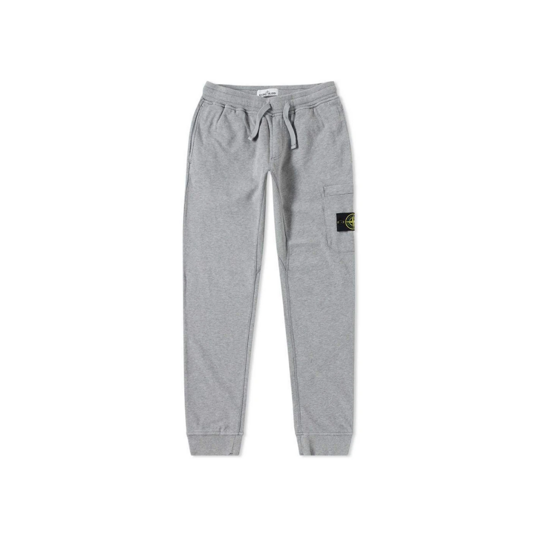 STONE ISLAND Pantalon de survêtement slim teint en pièce - Gris 