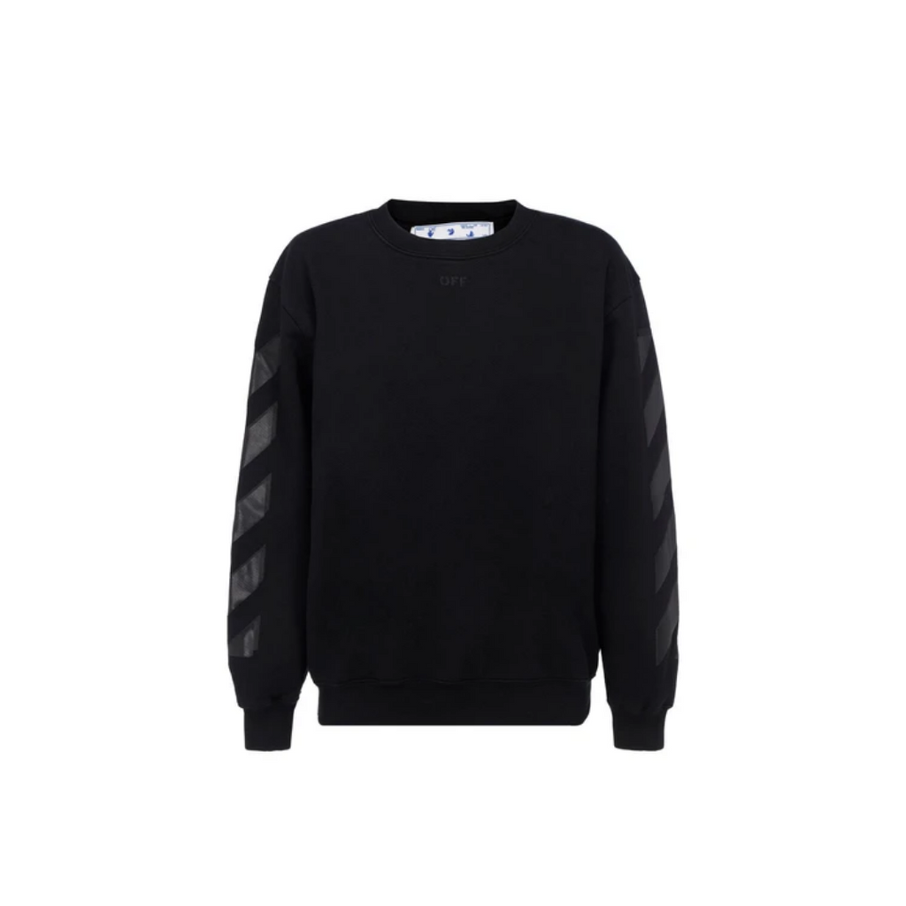 OFF-WHITE Sweat en daim noir Arrow