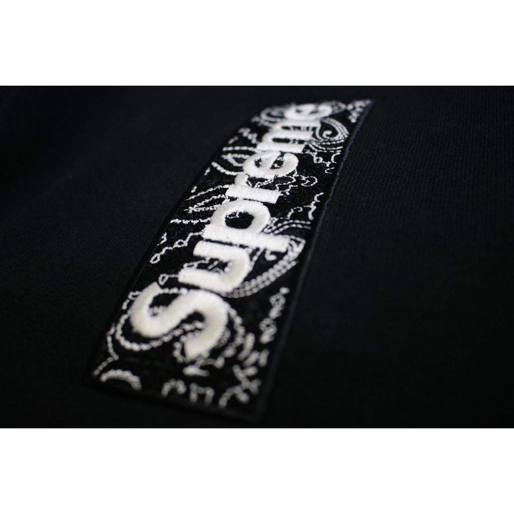 Supreme Bandana Box Logo sweat à capuche Black