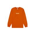 Supreme Box Logo L/S t-shirt Orange