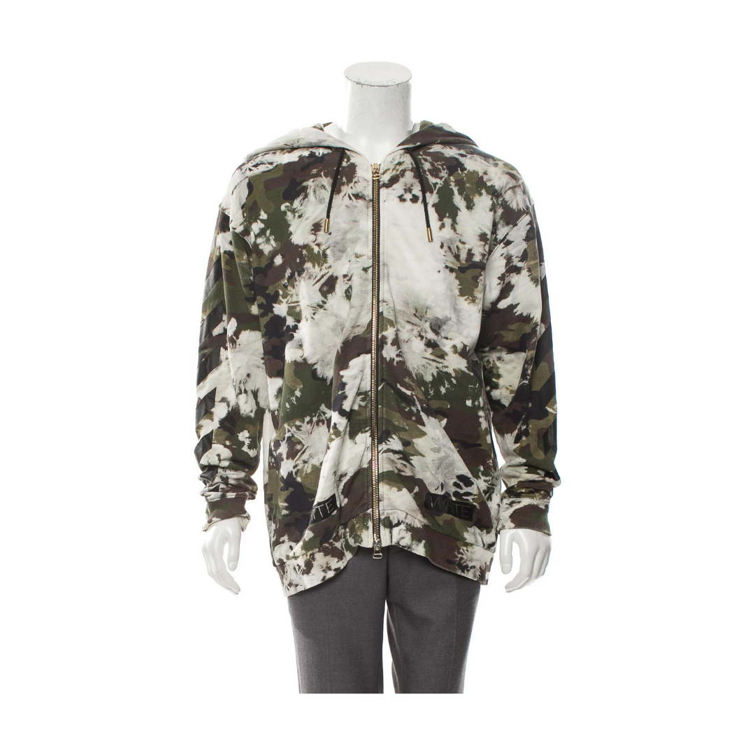 Pull à capuche blanc cassé Bleach Camo 