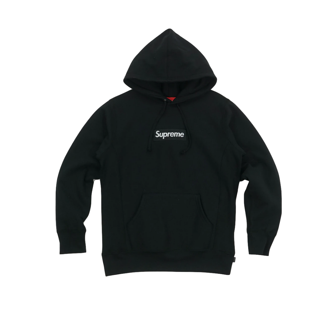 Supreme Box Logo Hooded Sweatshirt Black