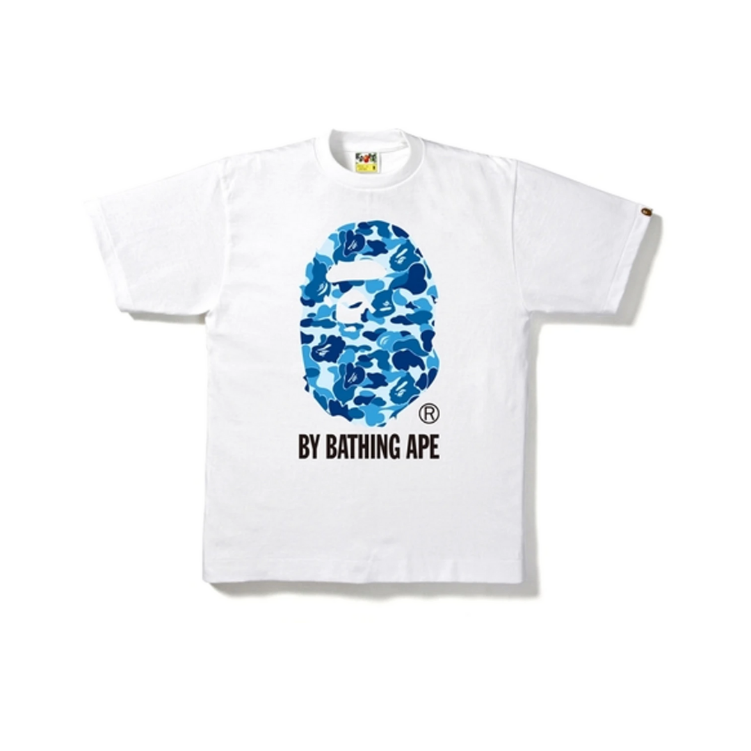 BAPE ABC Camo By Bathing Tee - Blanc/Bleu