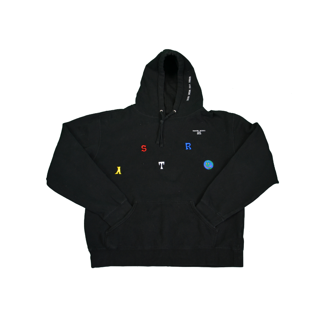 Travis Scott Astroworld Scattered sweat à capuche Black