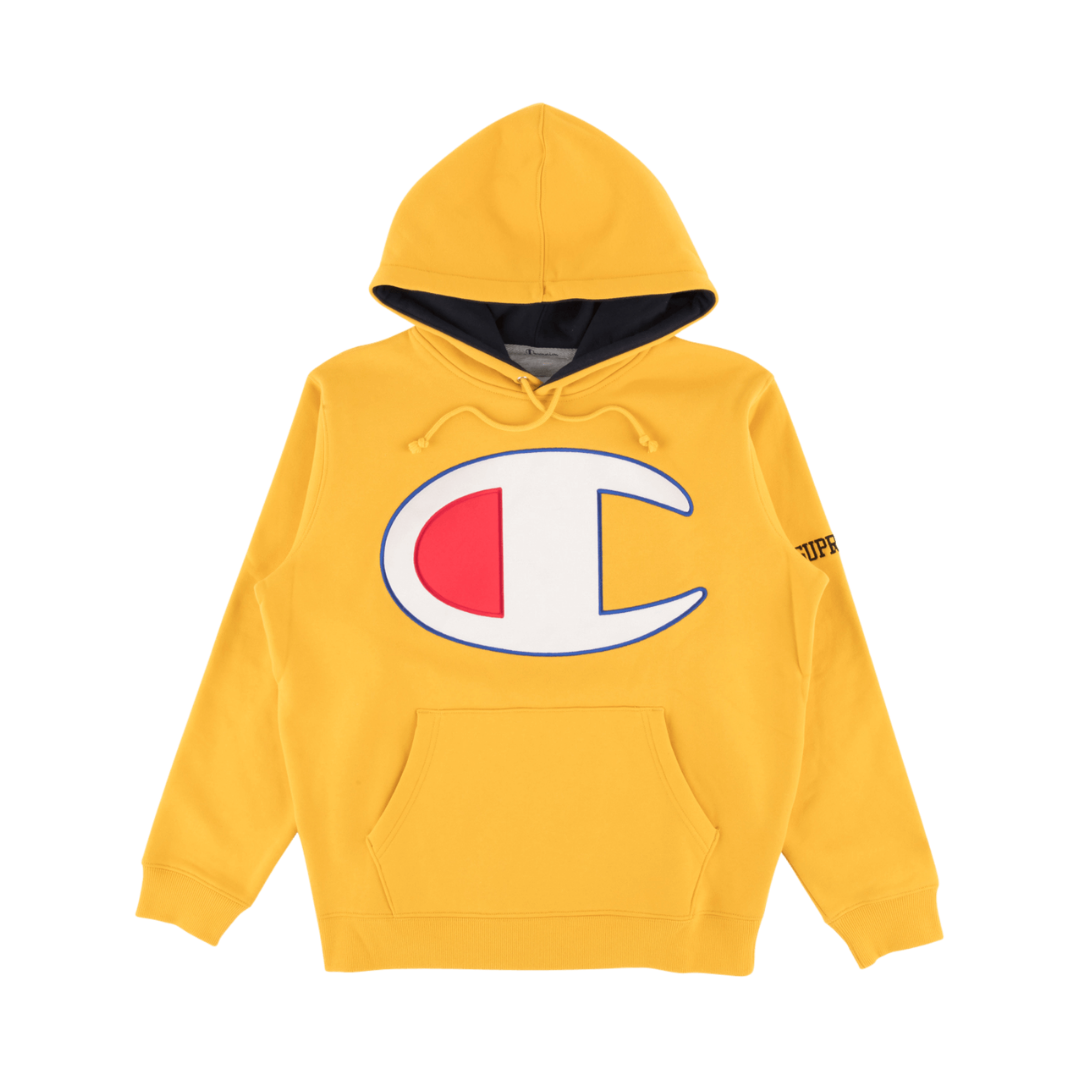 Supreme Champion Satin Logo sweat à capuche Gold
