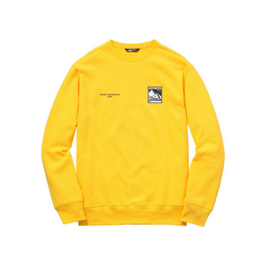 Supreme The North Face Steep Tech Crewneck Yellow