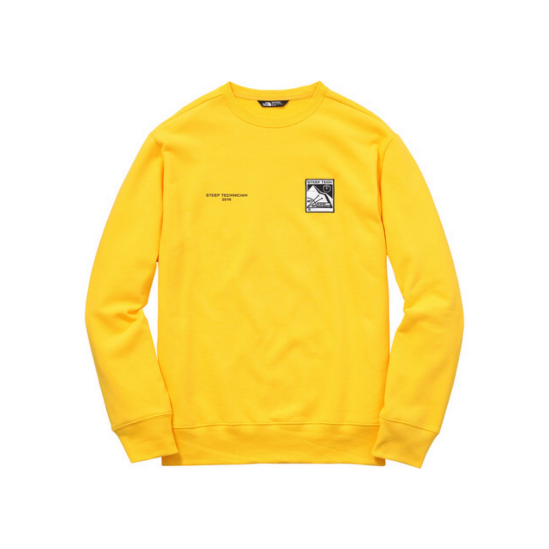 Supreme The North Face Steep Tech Crewneck Yellow