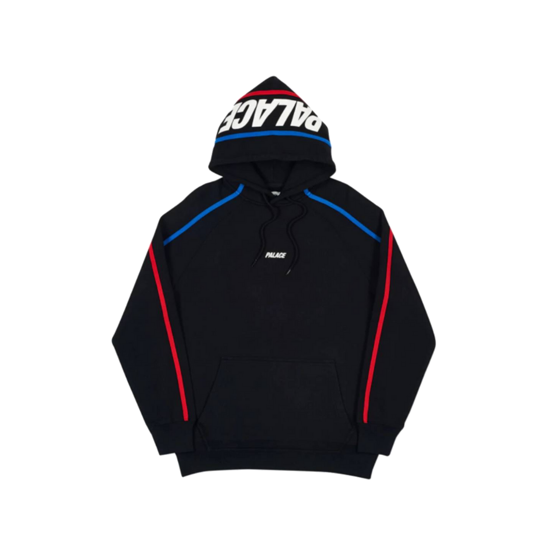 NWT Palace Skateboards Sweat à capuche avec logo S-Line noir pour homme FW18